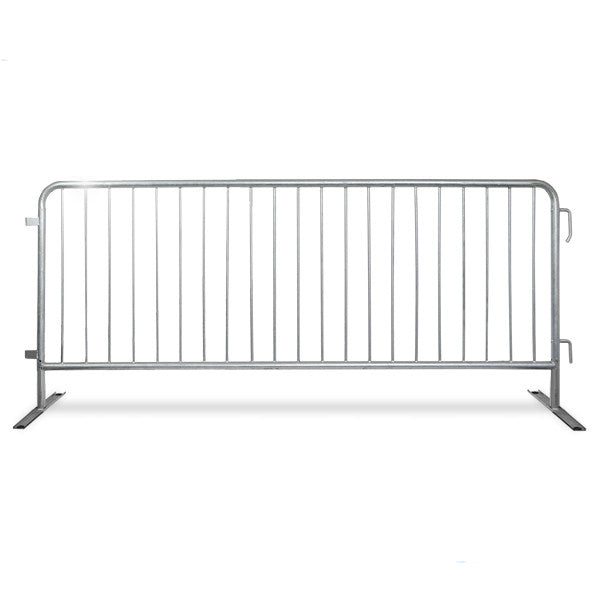 8.5 Ft Steel Barricades | Pre Galvanized Steel Barriers - Crowd Control