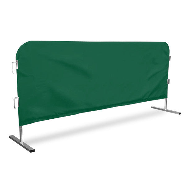 Barricade Cover For Steel Barricades Green